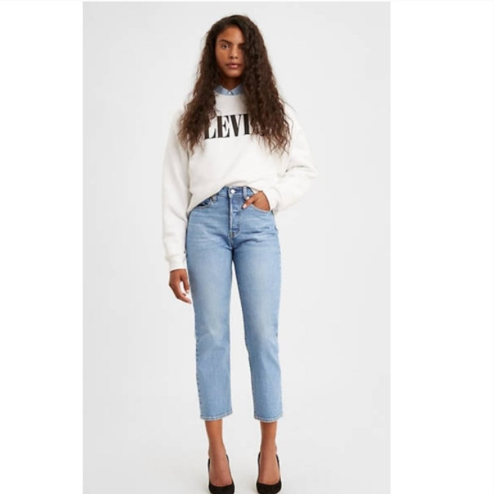 Levi's Wedgie Straight High Rise Denim Jeans